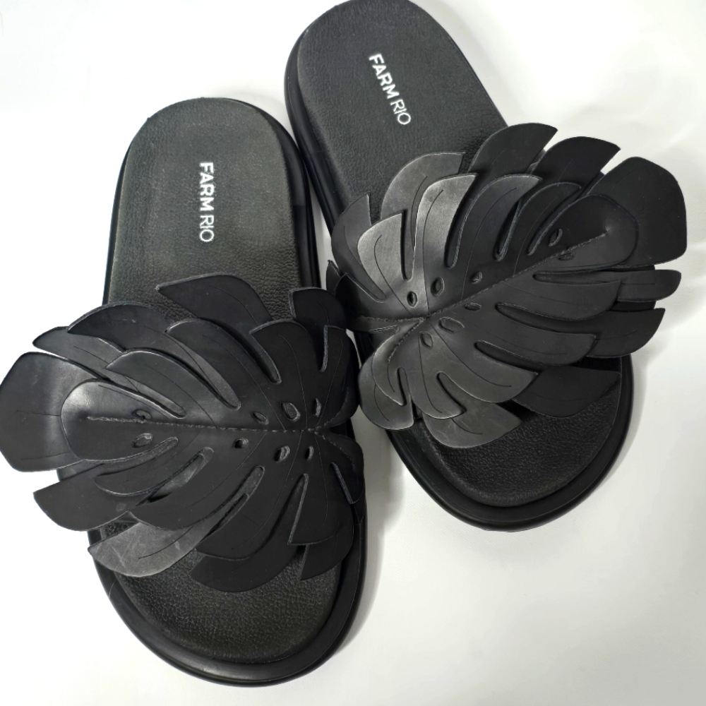Farm Rio Monstera Slides - Size 8.5 EU39